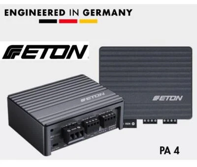 Eton PA4 4-Kanal Verstärker Mini Endstufe Amplifier 560W für Autos, Reisemobile - Bild 1 von 4