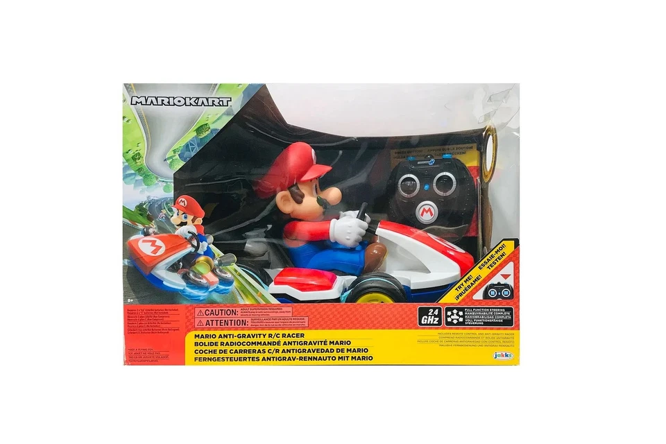 New Mario Kart XL Mario Anti-Gravity 2.4 GHz R/C Racer w/ Remote Control - Image 1 of 1