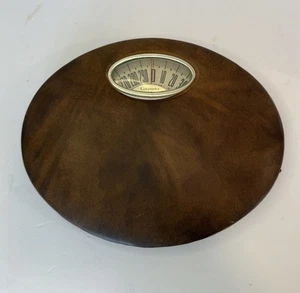 Counselor Scale Vintage Mechanical Vintage Faux Wood Pattern Adjustable - Picture 1 of 7
