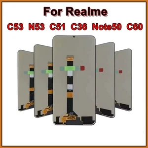 LCD Display for Realme C53 N53 C51 C36 Note50 C60 TFT Touch Screen Digitizer - Picture 1 of 10