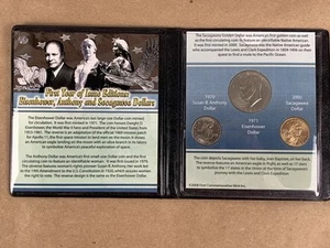 Sacagawea, Eisenhower, Anthony First Edition, First Commemorative Mint U S Coins - Picture 1 of 8