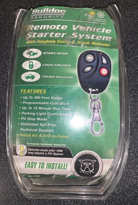 Bulldog Security - Remote Vehicle Starter System RS1100- Open Box - NEW - Image 1 of 4