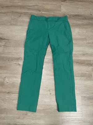 Banana Republic Ryan Chino Pants Women's Size 0 Slim Green Straight Leg - Image 1 of 4