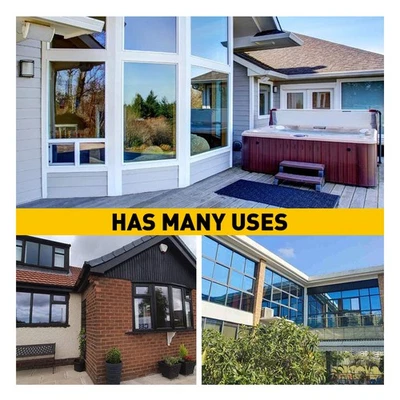 Silver Uncut Roll Window Tint Film 50% VLT x10ft 20" Feet Car Home Office Glass - Image 1 of 4