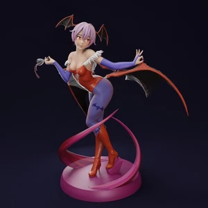 Lilith DarkStalker Sculpture(300mm) /3D Printed/Unpainted/Unassembled - Picture 1 of 4