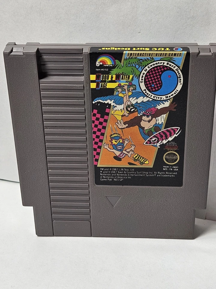 T&C Surf Designs Wood and Water Rage (Nintendo NES) Game Cartridge  - Image 1 of 4
