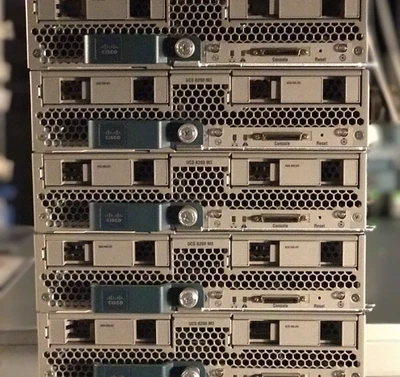Cisco B200 M3 Two Xeon E5-2670V2 Blade Server 2x HDD/SSD Blanks Up to 768GB RAM - Image 1 of 4