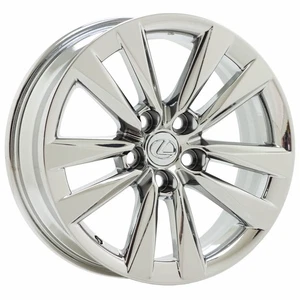 18" Lexus LS LS460 Bright Chrome wheel rim Factory OEM 74283 - Picture 1 of 7
