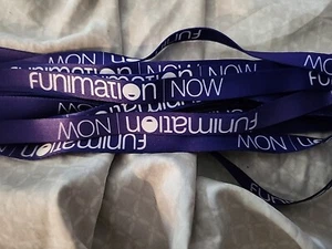 Funimation Now Manga Anime Streaming Service Lanyard Purple Lot of 10 New - Picture 1 of 4