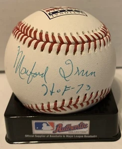 Monford "Monte" Irvin HOF 73 Signed Autographed Baseball HOF Ball - Picture 1 of 2