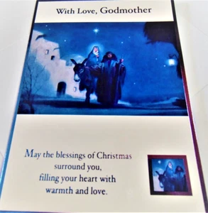 Tarjeta de felicitación de Navidad de madrina... con amor, madrina - Imagen 1 de 4