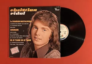 CHRISTIAN VIDAL CHANSON NOSTALGIQUE LDY28024 VG++ VINYLE 33T LP - Imagen 1 de 8