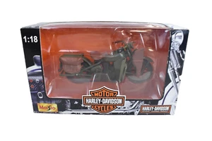 Maisto Harley-Davidson Series   9 1942 WLA Flat Head 1-18 Scale Motorcycle 2002 - Picture 1 of 6