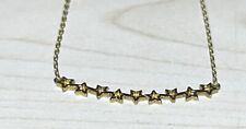 Ladies 10 karat yellow gold constellation necklace