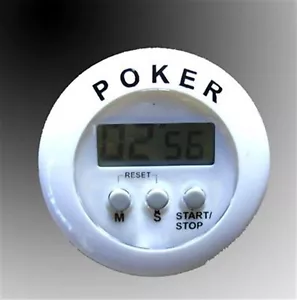 Neuf Poker Tournoi Dealer Button-Blindtimer Pokeruhr Montre Cuisine - Bild 1 von 1
