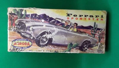 FERRARI SPORTSTER Aurora anni 60 - scatola vuota - Empty box - - Immagine 1 di 4