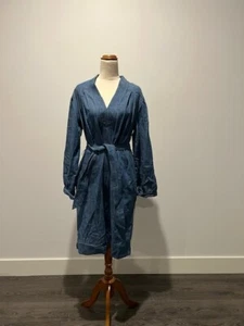 Country Road blue denim dress. Tie waist. Size 10. Never worn. - Picture 1 of 4