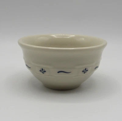 WOVEN TRADITIONS CLASSIC BLUE BY LONGABERGER DESSERT BOWL(S) EUC - Image 1 of 4