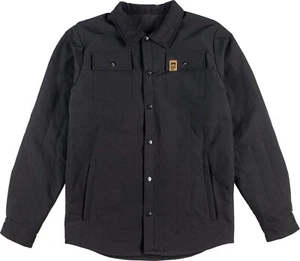 Rome Shacket, Workshirt/Jacket, Snowboard Riding Jacket Black, Men's Large, New - Picture 1 of 3