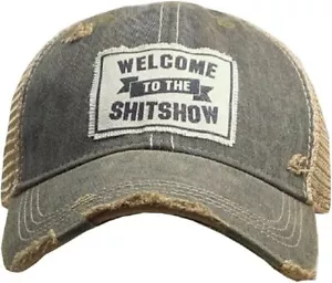 VINTAGE LIFE Distressed Baseball Caps Funny Trucker Hats with Sayings, Unisex - Picture 1 of 3