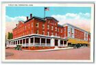 c1910 Außenansicht Conley Inn Gebäude Torrington Connecticut Vintage Postkarte
