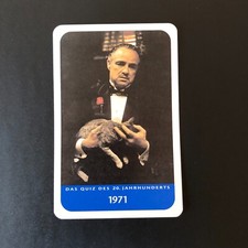 Marlon Brando 1998 Harenberg Das Quiz Des 20. Jahrhunderts #2031 (German Card)