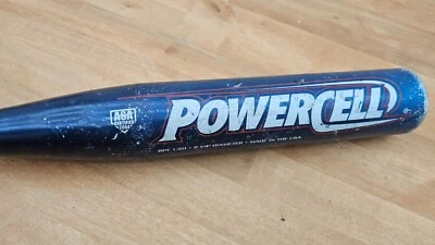 Taco de softbol Worth Powercell 28 polegadas 18 oz SBT 2,25" diâmetro BPF 1,20 fabricado nos EUA - Imagem 1 de 4