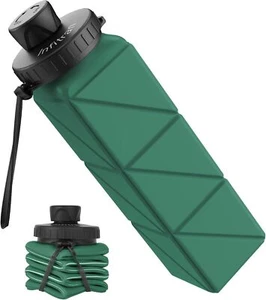 Collapsible Water Bottles, BPA-Free Leak-Proof Silicone Foldable Water Bottle - Picture 1 of 6