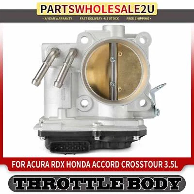 Throttle Body w/ 6-Blade for Acura RDX 2016-2018 Honda Accord Crosstour 3.5L - Imagem 1 de 4