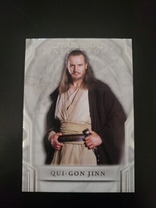 2018 Topps Star Wars Masterwork Base Set Card #4 Qui-Gon Jinn