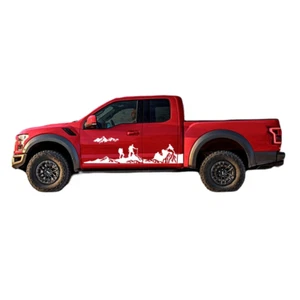 Graphics Mountain Climber Sticker For Ford Raptor F-150 Ranger Side Door Decals - Foto 1 di 10
