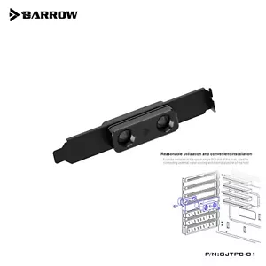 BARROW Fillport/passapass thru PCI-E deflettore esterno diviso ad acqua - Foto 1 di 8