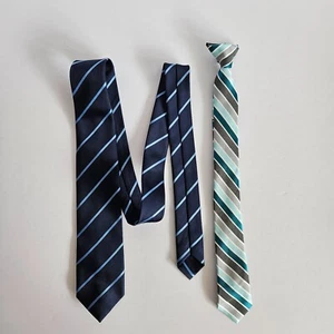 Boys Ties Lot of 2 Young Mens Ties - Picture 1 of 2
