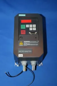 Siemens Micromaster Frequency Converter 0,37 kW 6SE3112-1BA40 convertitore - Foto 1 di 5
