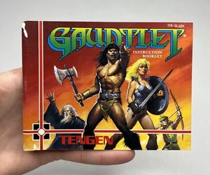Nintendo NES Gauntlet Folleto de instrucciones original Manual solamente *Daños* - Imagen 1 de 6