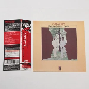 MEL & TIM STARTING ALL OVER AGAIN JAPAN SHM-CD UCCO-9548 mit OBI PAPIERHÜLLE - Bild 1 von 6