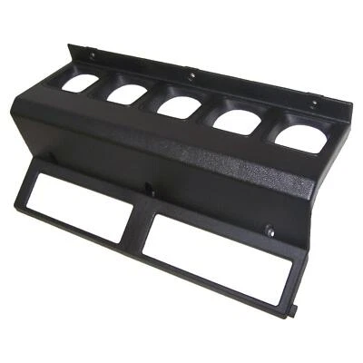 Crown 黑色乐器外壳面板适用于 1987 - 1995 吉普 YJ 牧马人 — 第 1/2 张图片