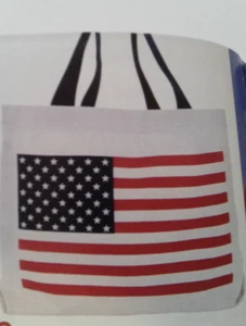 AVON  AMERICAN FLAG CANVAS TOTE BAG  FREE SHIPPING!! - Picture 1 of 5