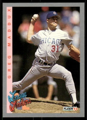 1993 Fleer #707 Greg Maddux - Image 1 of 2