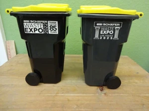 2022 & 2025 LAS VEGAS WASTE EXPO GARBAGE TRUCK BINS PLUS FREE SHIPPING! - Picture 1 of 5