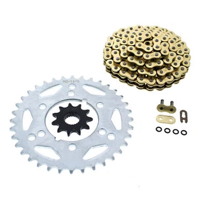 2002 - 2006 Polaris 250 Trail Blazer 250 Gold O-Ring Chain & Sprocket 11/36 76L - Picture 1 of 4