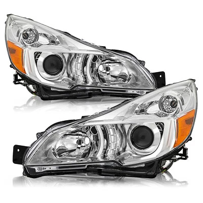 For 2010-2014 Subaru Outback Legacy Projector 2Pcs Headlights Assembly L+R 10-14 - Image 1 of 4