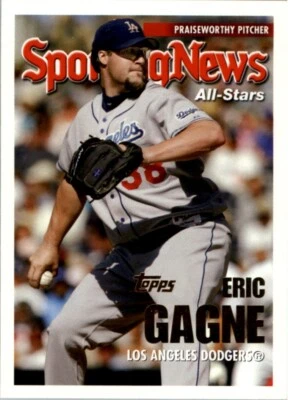 2005 Topps #728 Eric Gagne Los Angeles Dodgers *+* - Image 1 of 2