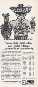 1965 BWIA Airlines: Fall In Love With Trinidad Tobago Vintage Print Ad - Bild 1 von 1