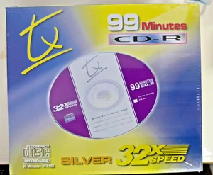 Pack of 10 tx 99 Minute CD-R in Jewel Cases Brand New and Sealed. - Picture 1 of 3