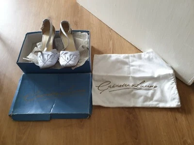 Ladies Satin Gabriella Lucido shoes size 4.5 - Image 1 of 4