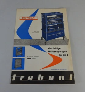 Prospektblatt / Broschüre Dowidat Werkzeugwagen Trabant - Bild 1 von 2