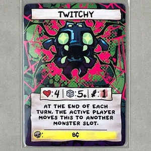 Tarjeta de Kickstarter The Binding of Isaac Four Souls Réquiem Twitchy Alt Art - Imagen 1 de 3