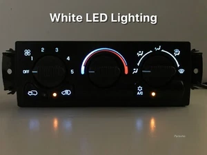 00 01 02 Silverado Sierra Heater AC Climate Control WHITE LED - Picture 1 of 2