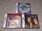 Nintendo DS Game (Lot of 3) Kids/ Girl Games - TESTED-